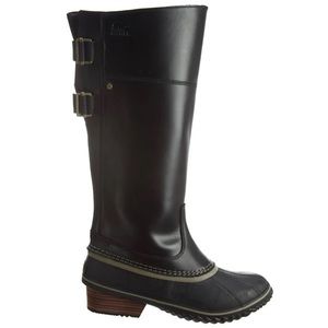Sorel Slimpack Tall Equestrian Riding Rain Boot Women